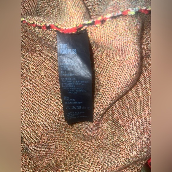 New! The Kooples Floral Knit Long Sleeve Maxi Dress Red, Yellow, Black 🌻 Small - Picture 11 of 13